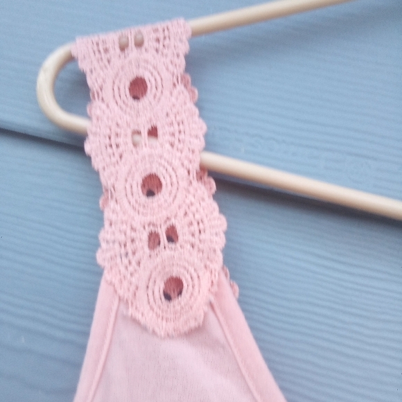 Women's Take Me to the Weekend Peach Tank Top Size Medium M Barbiecore Barbie - Picture 4 of 4